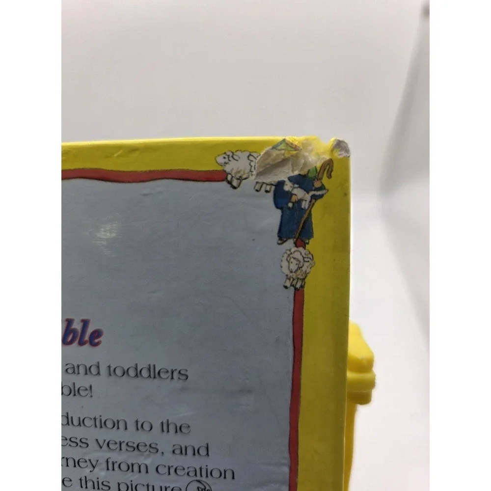Vintage Baby's First Bible, Little Lambs Board Book, Readers‎ Digest, 1996
